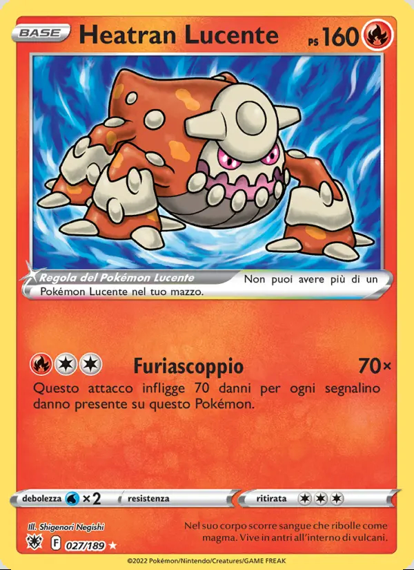 Image of the card Heatran Lucente