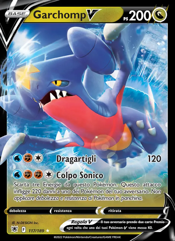 Image of the card Garchomp V