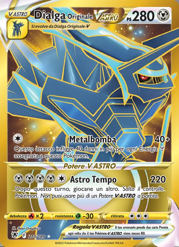 Image of the card Dialga Originale V ASTRO