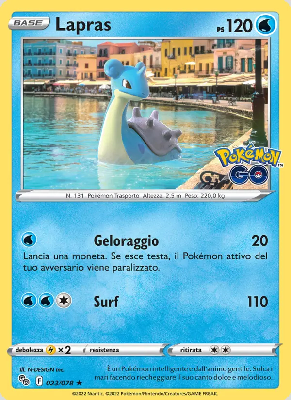 Image of the card Lapras