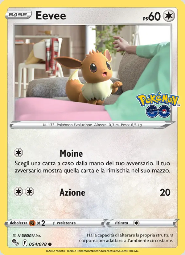 Image of the card Eevee