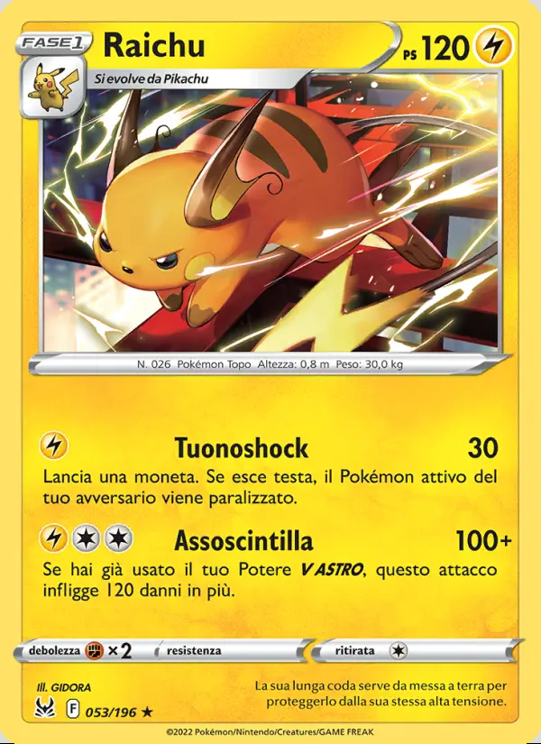 Image of the card Raichu