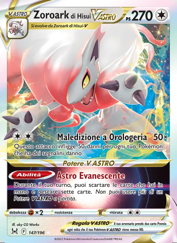 Image of the card Zoroark di Hisui V ASTRO