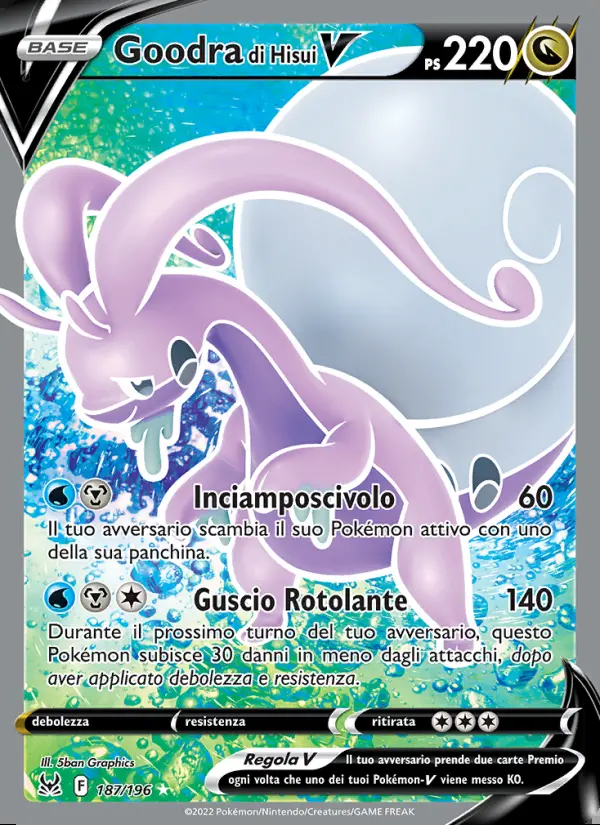 Image of the card Goodra di Hisui V