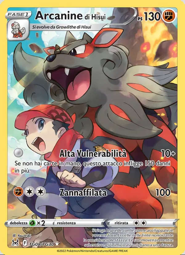 Image of the card Arcanine di Hisui