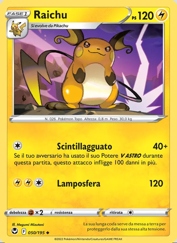 Image of the card Raichu