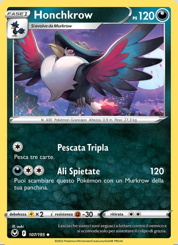 Image of the card Honchkrow