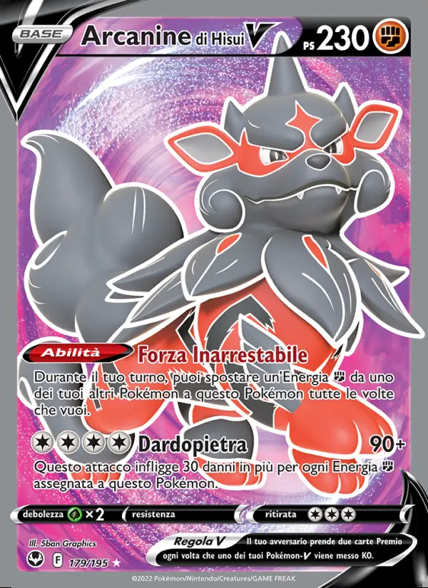 Image of the card Arcanine di Hisui V