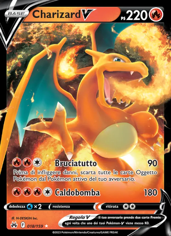 Image of the card Charizard V