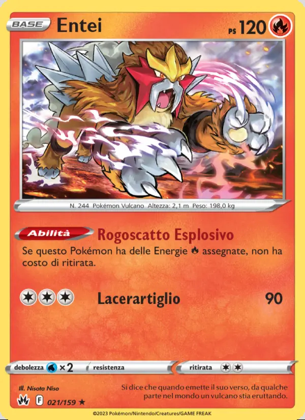 Image of the card Entei