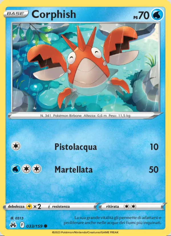 Image of the card Corphish