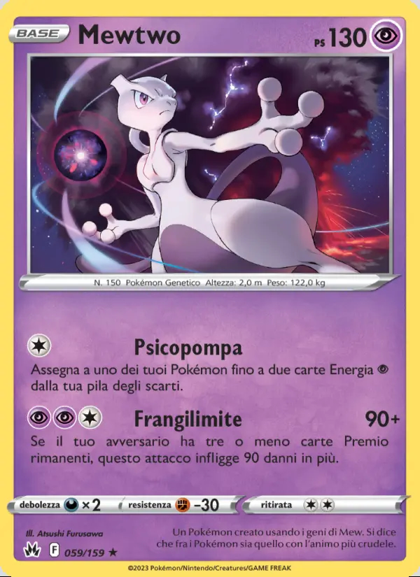 Image of the card Mewtwo