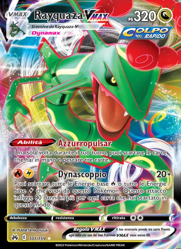 Image of the card Rayquaza VMAX