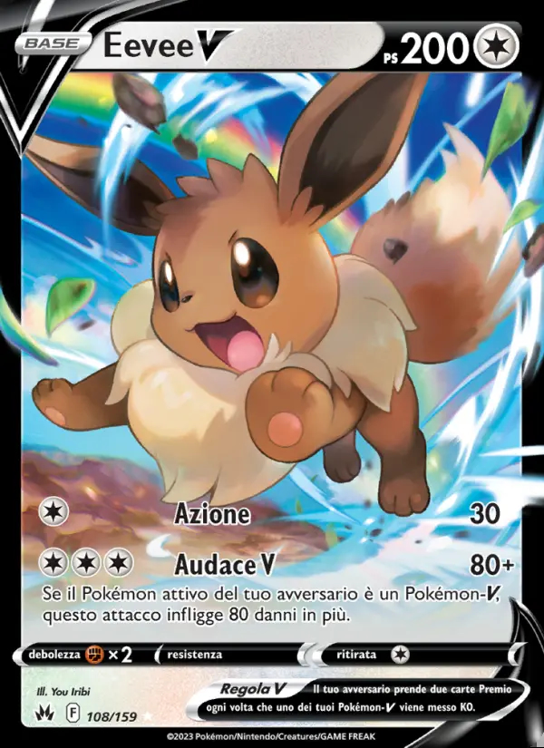 Image of the card Eevee V