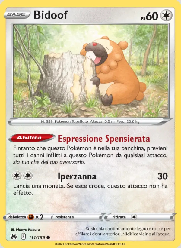 Image of the card Bidoof