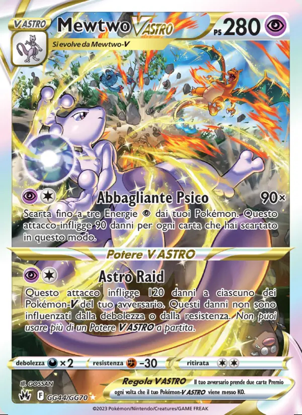 Image of the card Mewtwo V ASTRO