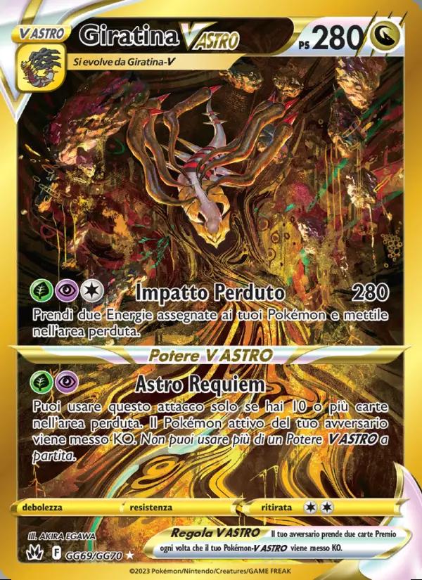 Image of the card Giratina V ASTRO