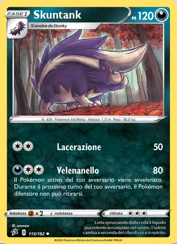 Image of the card Skuntank