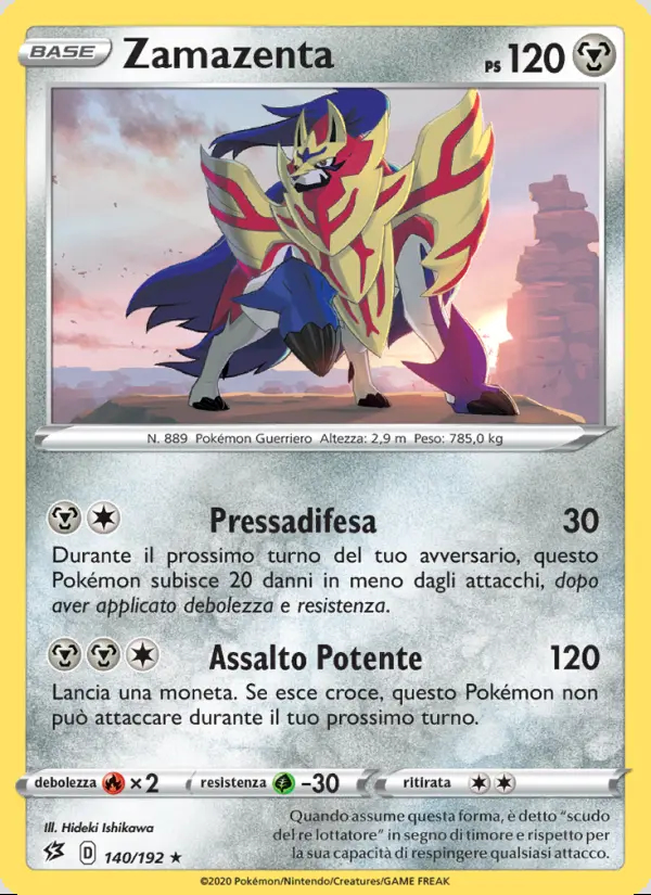 Image of the card Zamazenta