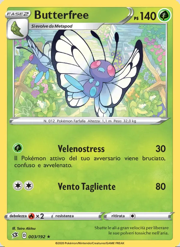 Image of the card Butterfree