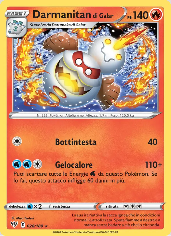 Image of the card Darmanitan di Galar