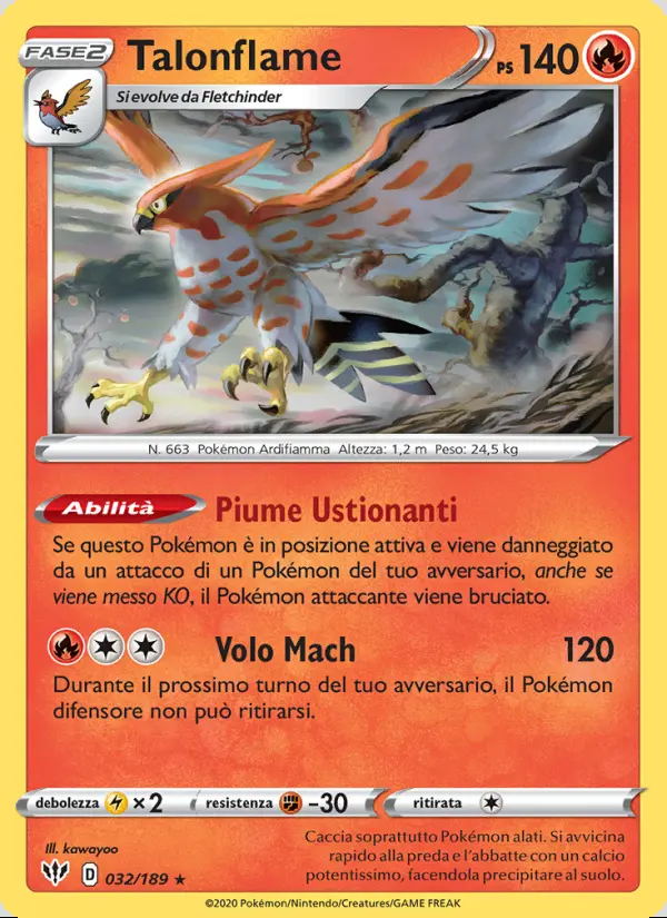 Image of the card Talonflame