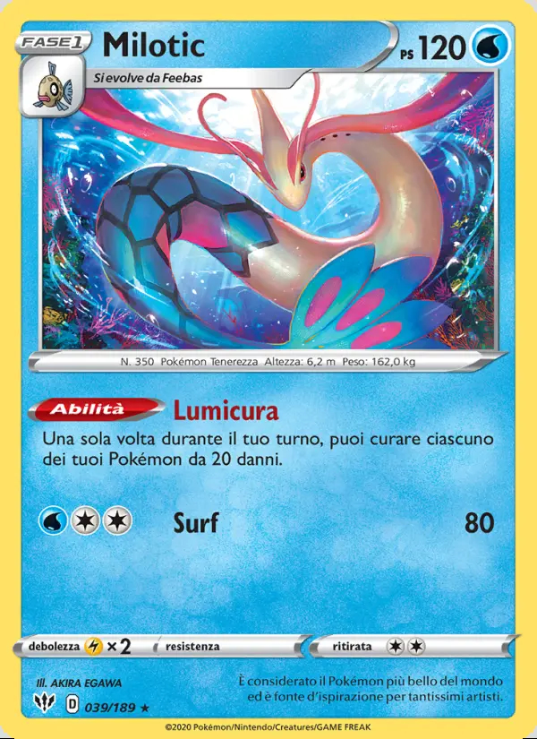 Image of the card Milotic