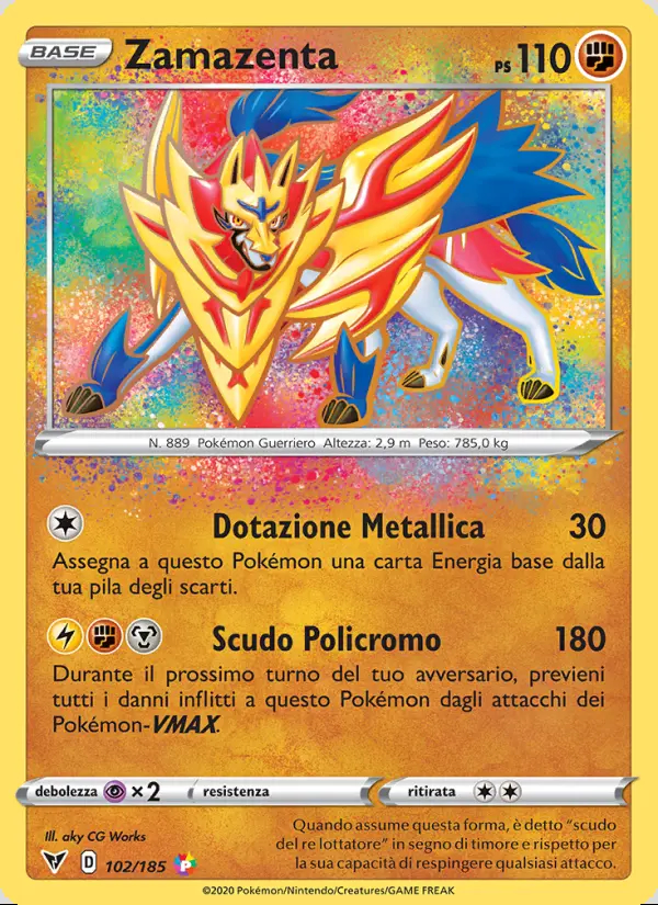 Image of the card Zamazenta