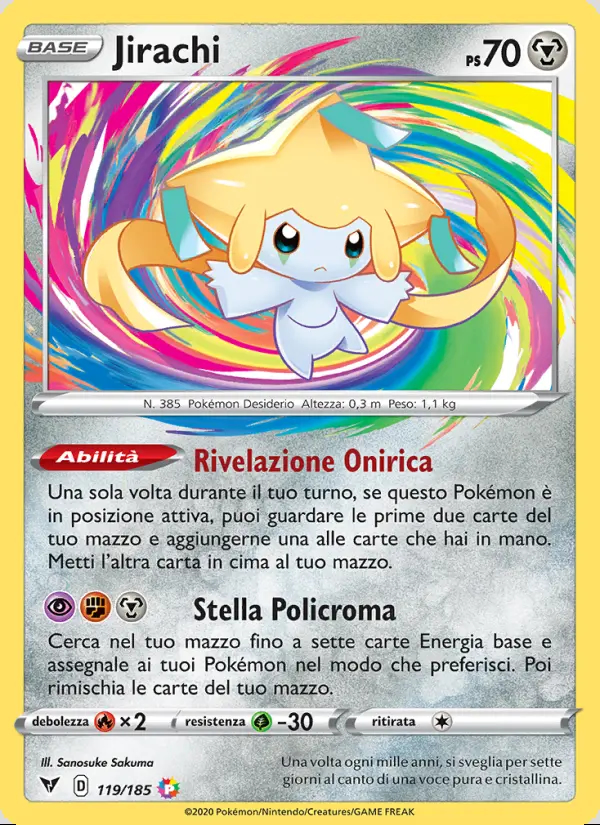 Image of the card Jirachi