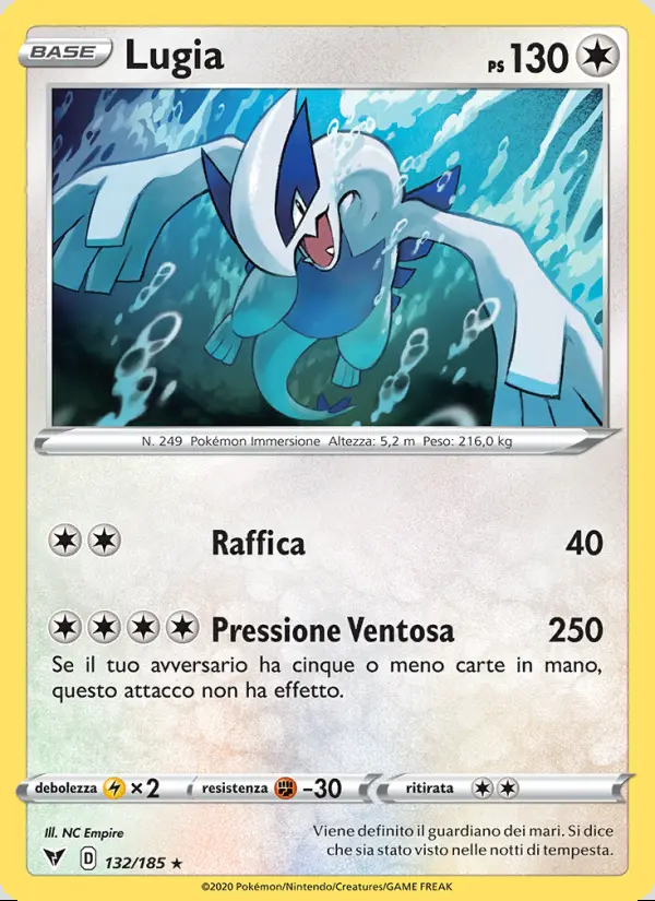 Image of the card Lugia