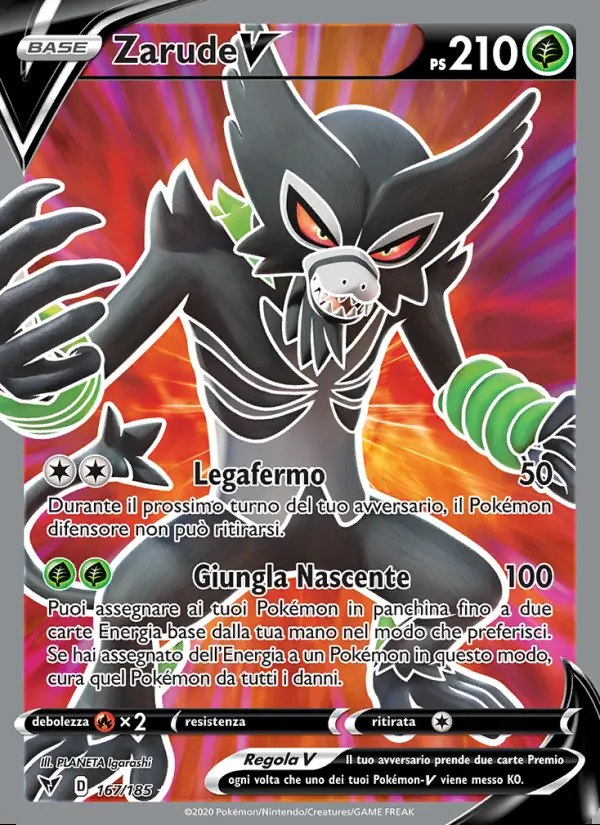 Image of the card Zarude V