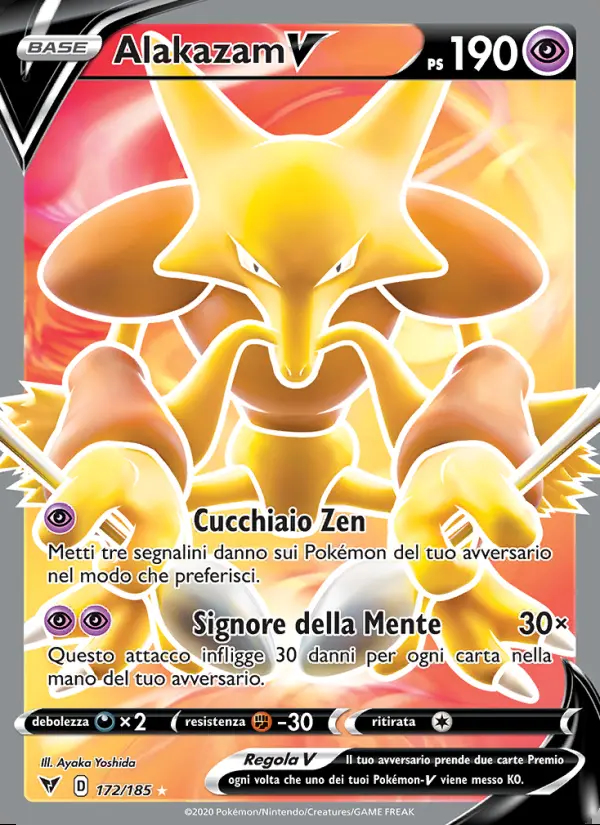 Image of the card Alakazam V