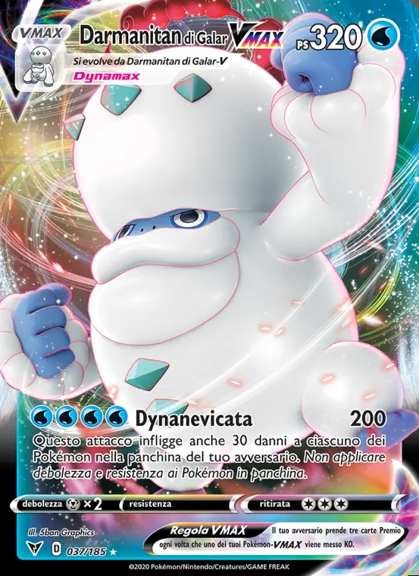 Image of the card Darmanitan di Galar VMAX