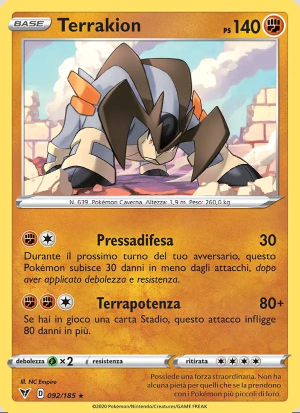 Image of the card Terrakion