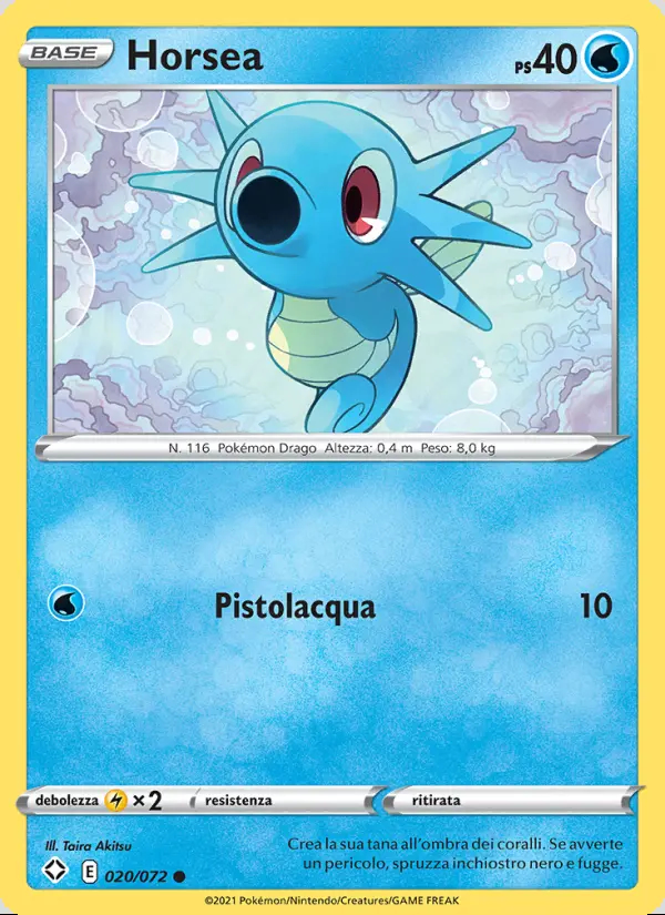 Image of the card Horsea