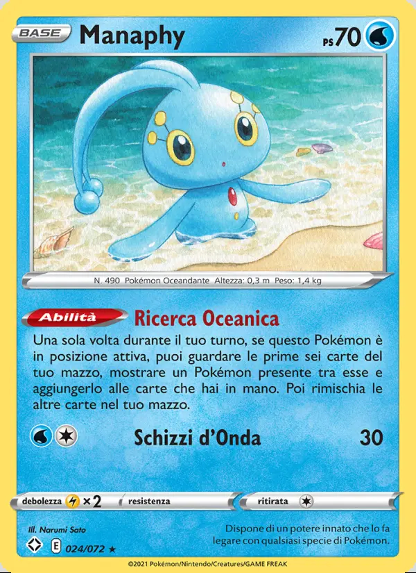 Image of the card Manaphy