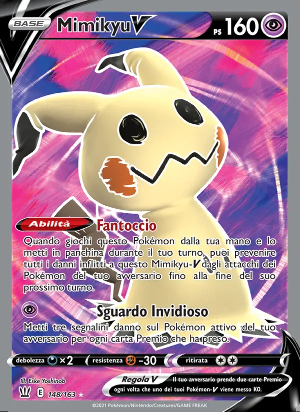 Image of the card Mimikyu V