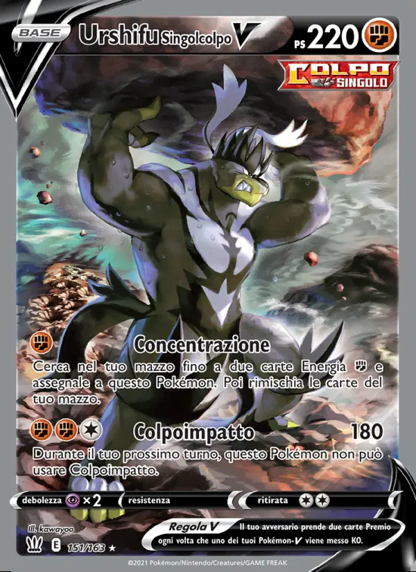 Image of the card Urshifu Singolcolpo V