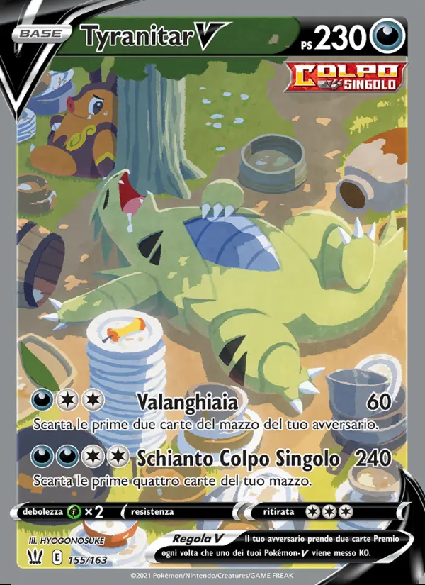 Image of the card Tyranitar V