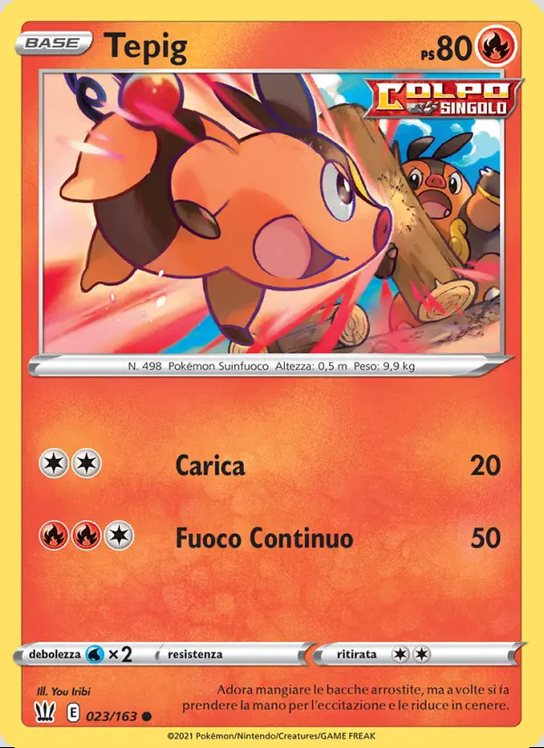 Image of the card Tepig