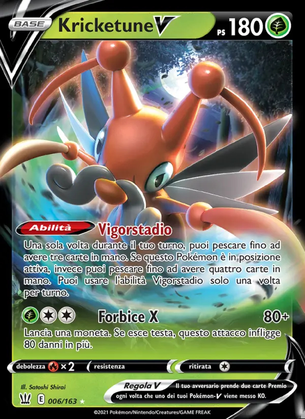 Image of the card Kricketune V