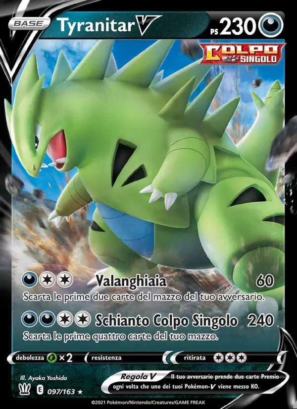 Image of the card Tyranitar V