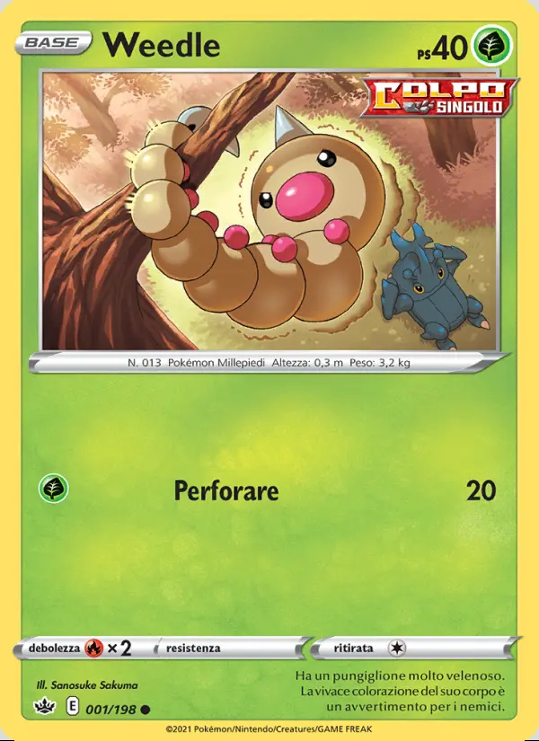 Image of the card Weedle