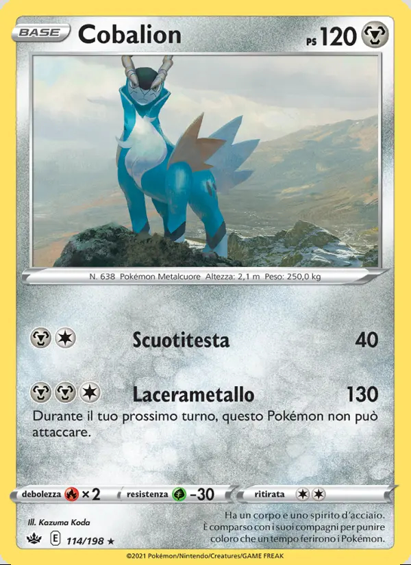 Image of the card Cobalion