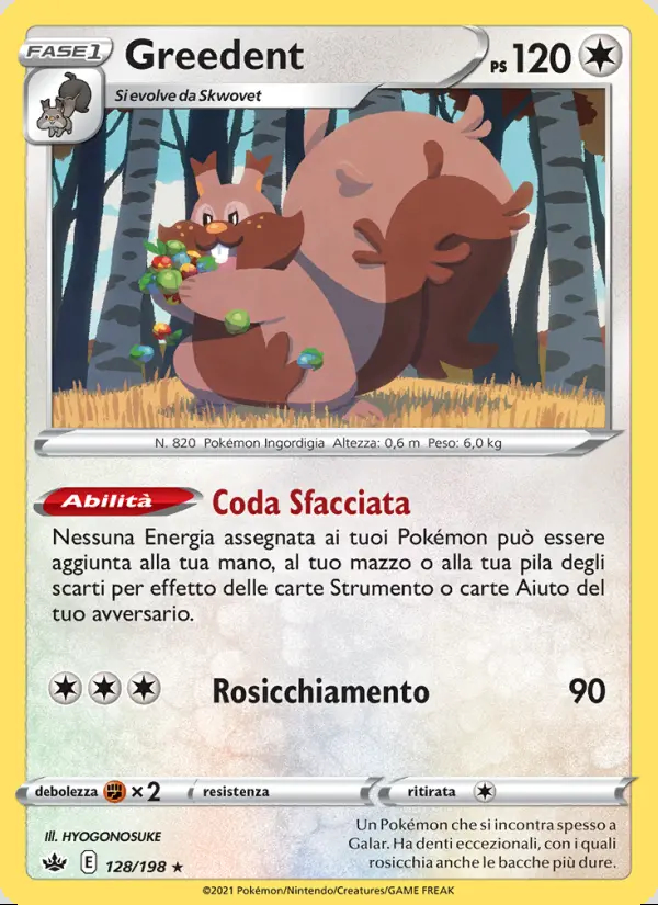 Image of the card Greedent