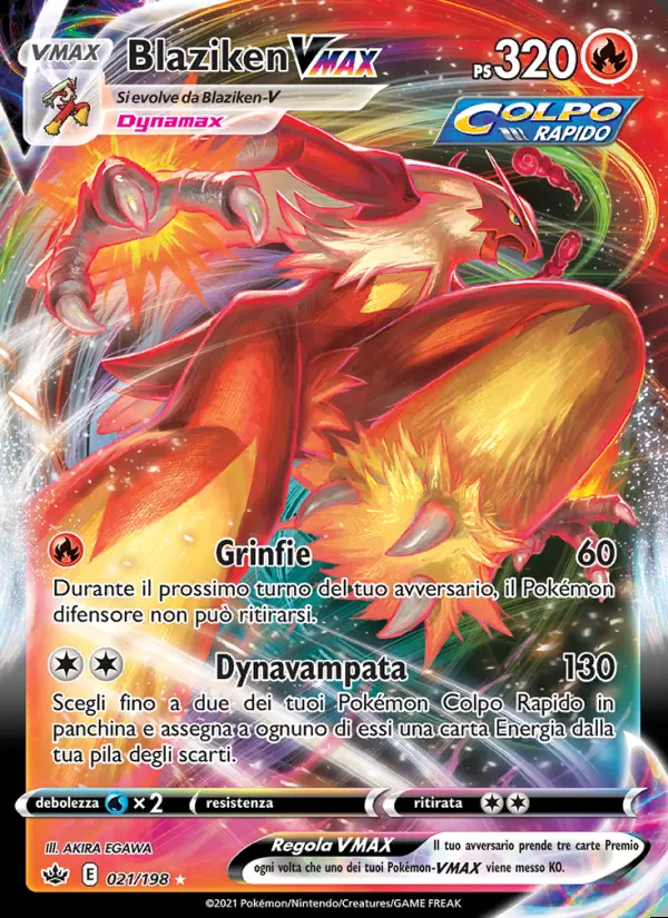 Image of the card Blaziken VMAX