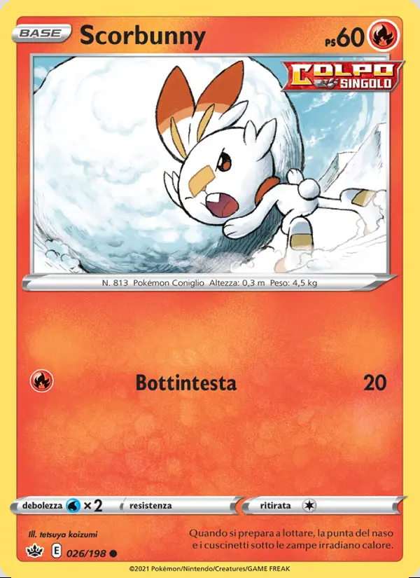 Image of the card Scorbunny