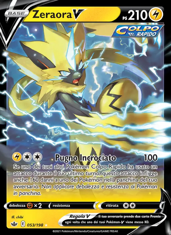 Image of the card Zeraora V