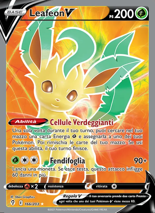 Image of the card Leafeon V