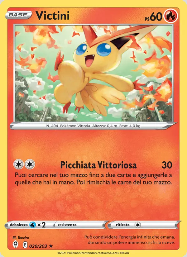 Image of the card Victini